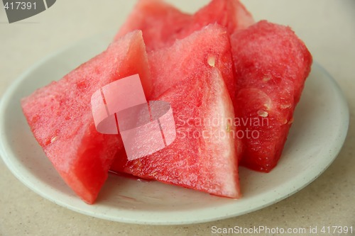 Image of Sliced watermelon