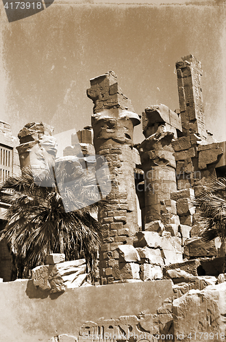 Image of ruins of Amon-Ra temple