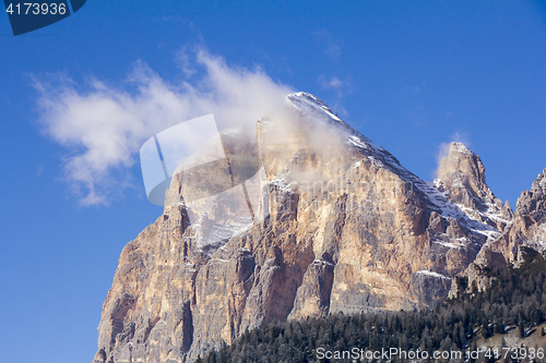 Image of Panoramic view of Dolomites mountains around Cortina d Ampezzo I