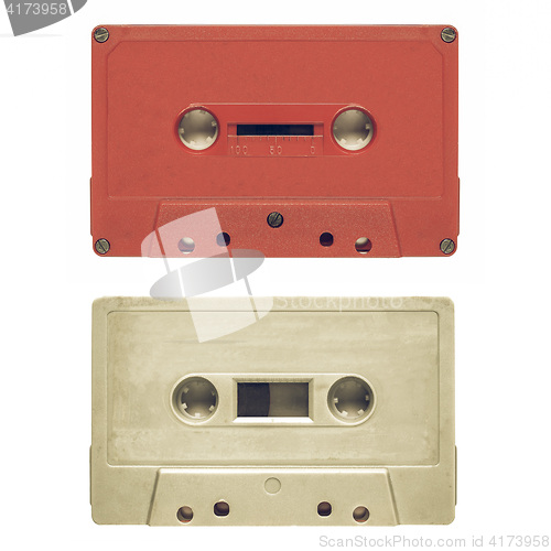 Image of Vintage looking Tape cassette