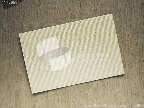 Image of Vintage looking Blank paper tag label