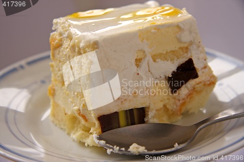 Image of Vanilla cream cake