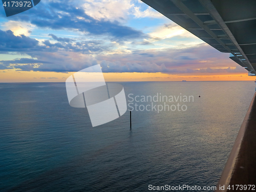 Image of Cruise Ship Sunset