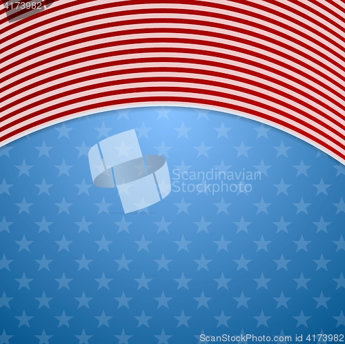 Image of Memorial Day abstract USA flag colors background