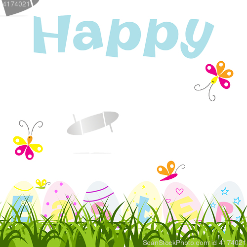 Image of Happy Easter greeting card