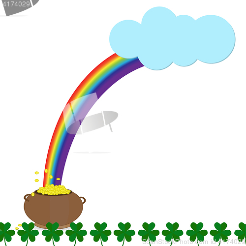 Image of Vector St. Patrick\'s Day symbols.