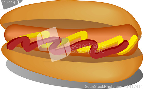 Image of Hotdog illustration