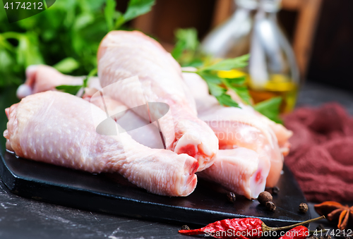 Image of raw chicken legs