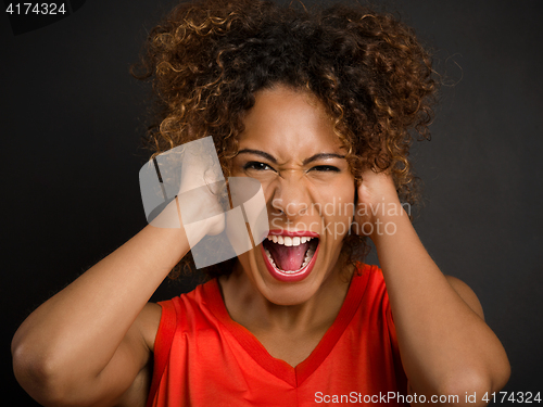 Image of Angry woman yelling