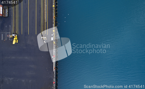 Image of Aerial of a dock