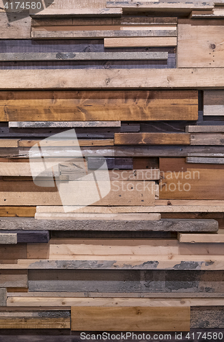 Image of Reclaimed wooden wall