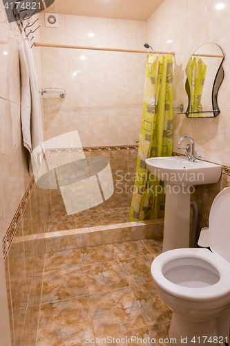 Image of Interior small bathroom seaside resort rooms