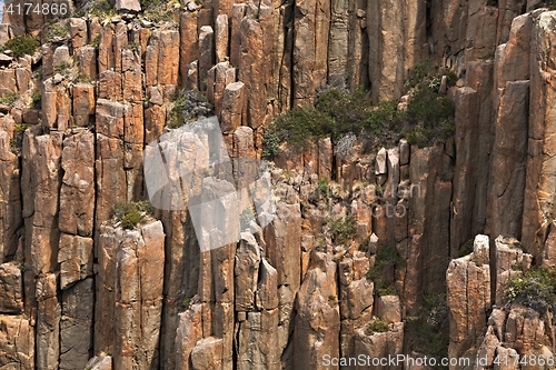 Image of Rugged coastline cliffs