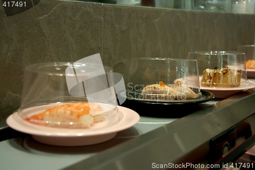 Image of Conveyor belt sushi