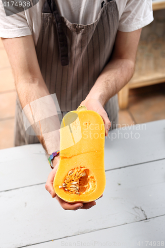 Image of Butternut squash in a vegan.