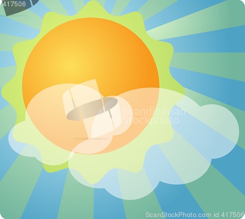 Image of Partly cloudy weather