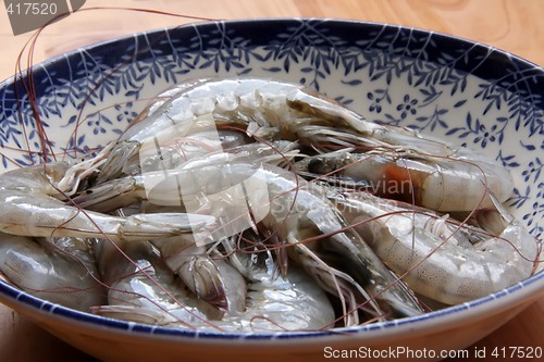 Image of Raw prawns