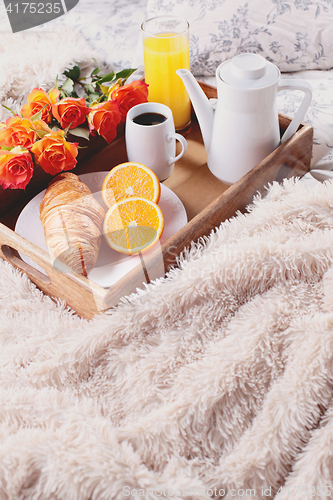 Image of breakfast in bed