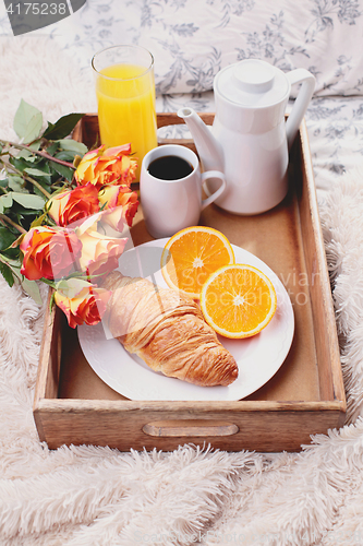 Image of breakfast in bed