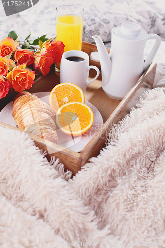 Image of breakfast in bed