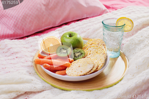 Image of diet in bed