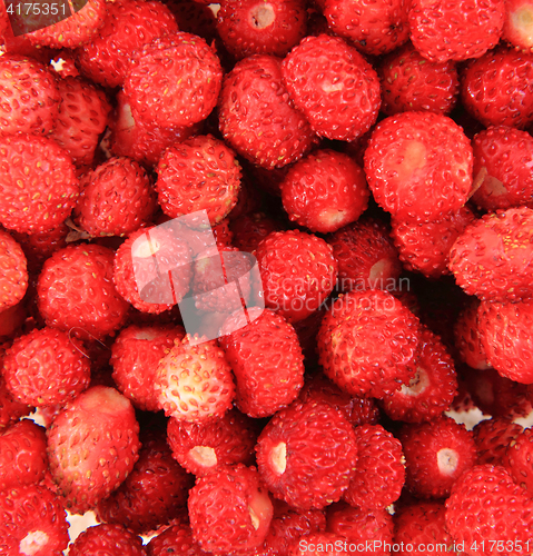 Image of fresh red strawberries background