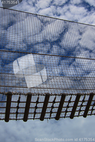 Image of rope path in the sky