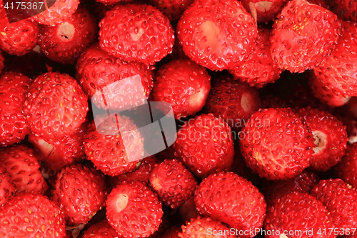 Image of fresh red strawberries background