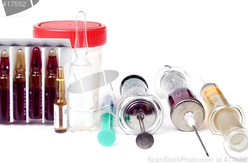Image of Syringes and ampoules