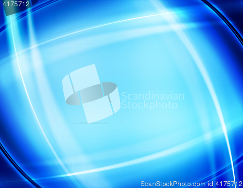 Image of design of blue abstract background