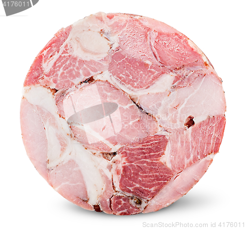 Image of Cut slice of ham