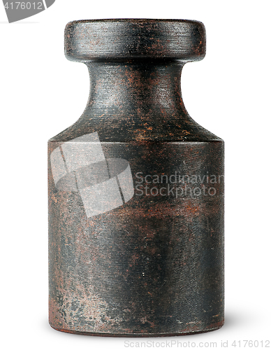 Image of Old rusty scale weight