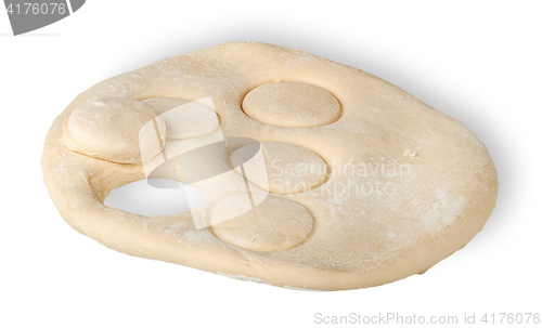 Image of Roll out the dough with a cut part