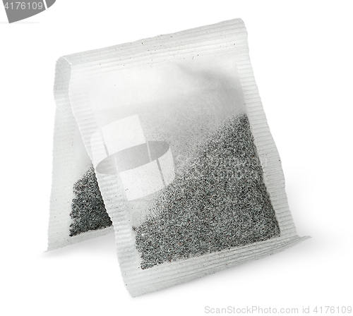 Image of Dual tea bag vertically