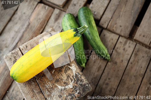 Image of Courgette. Cucurbit. Zucchini and cucurbit.