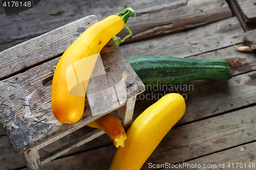Image of Zucchini and cucurbit.