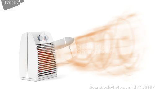 Image of Fan heater on white