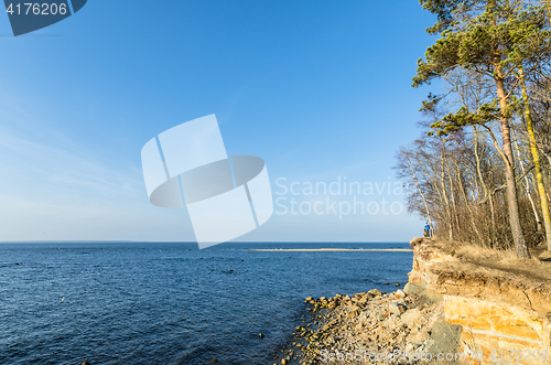 Image of Estonian Baltic Sea coast, the precipice