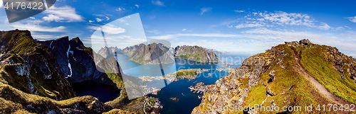 Image of Lofoten archipelago panorama