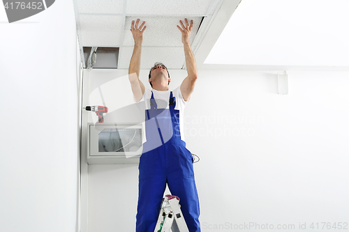 Image of Installation of electrical wiring Electrical repair Electrician Installation of ceiling