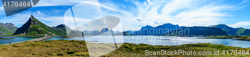 Image of Lofoten archipelago panorama