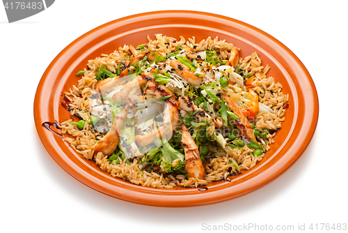 Image of Thai Fried Rice with Chicken and vegetables