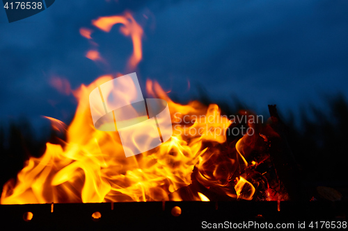 Image of Fire flames background