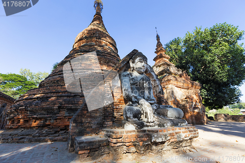 Image of Buddha in sagaing , Mandalay