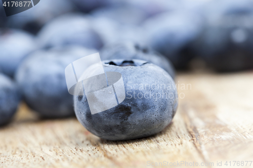 Image of ripe berries blueberry