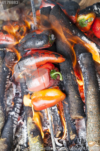 Image of preparing to fire pepper