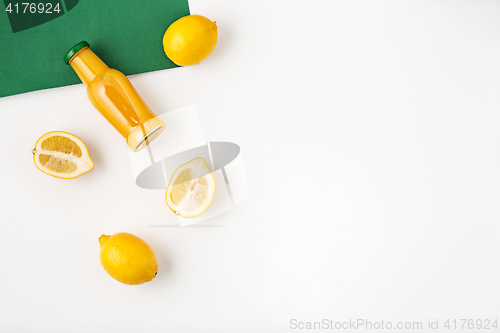 Image of Detox drinks on white background