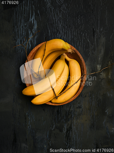 Image of The group of bananas
