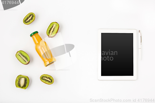 Image of Detox drinks on white background