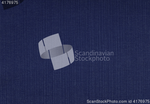 Image of Dark blue coarse woven fabric background 